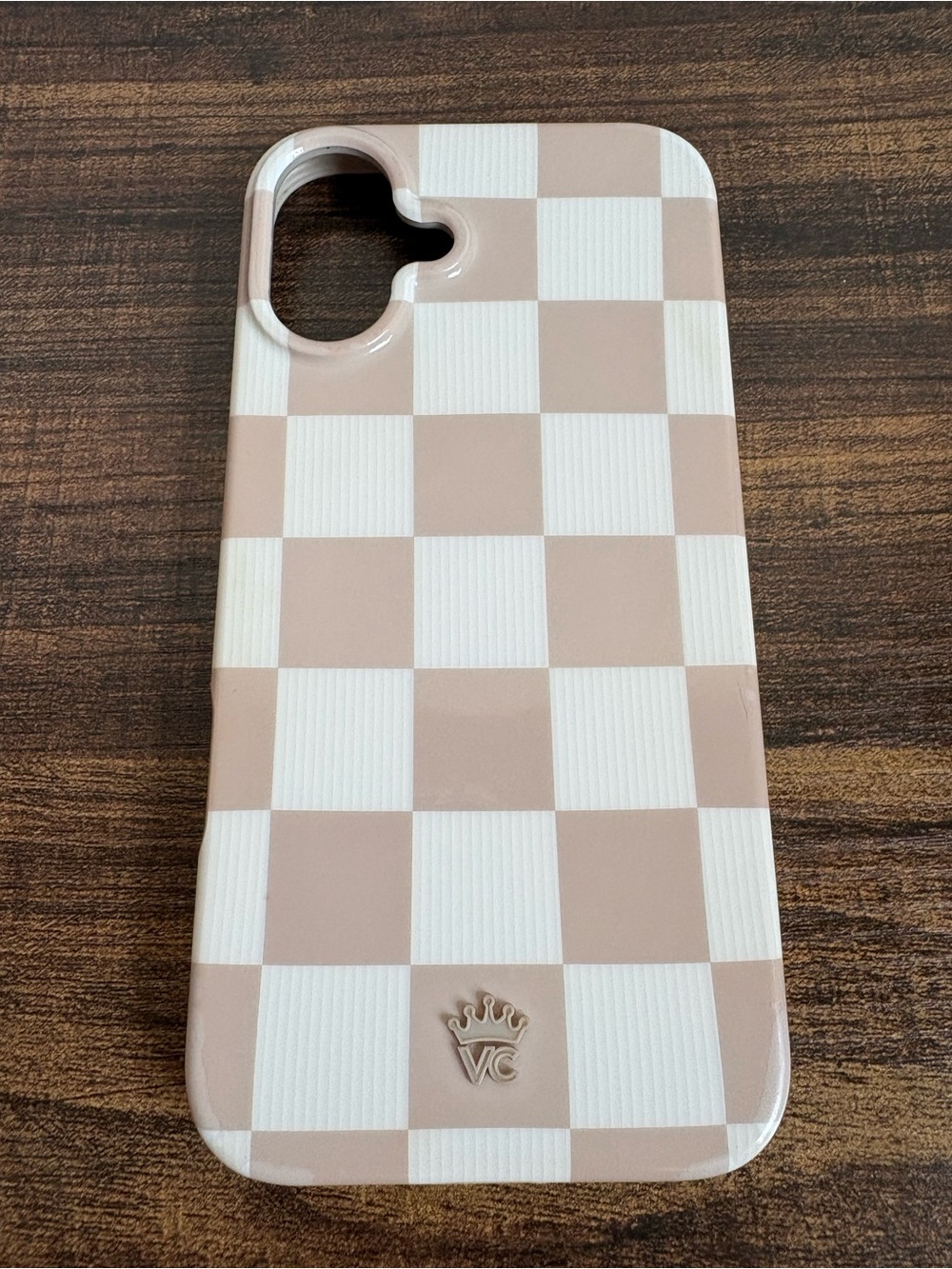 Velvet Caviar Nude Vibe Checker Mag Safe IPhone 16 Plus Case